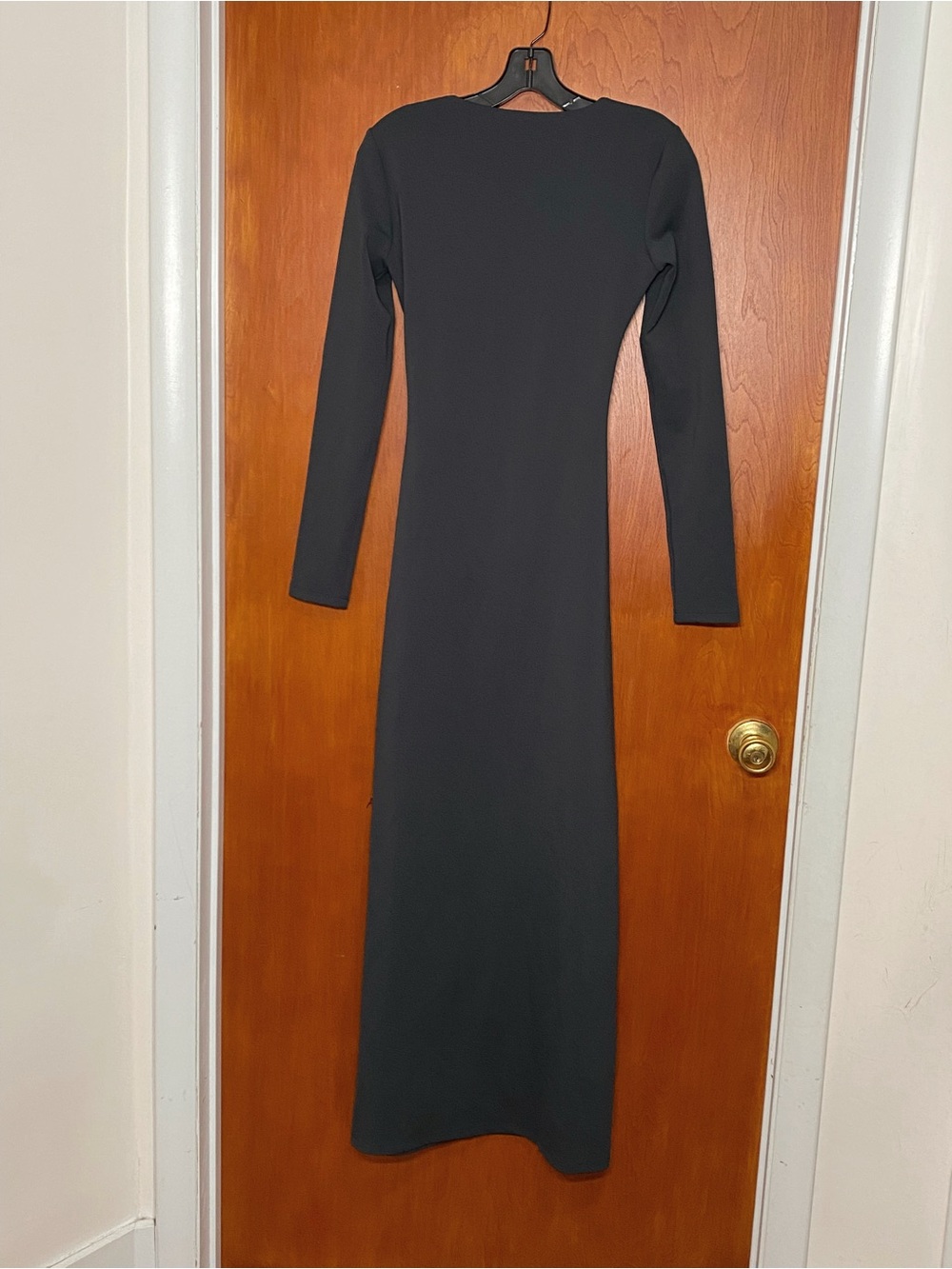ZEYNEP ARCAY Twisted cutout stretch-knit maxi Longsleeve dress size 4 - Picture 5 of 8